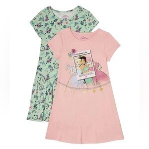 Disney Princess Girls Play Dress 2-Pack Set